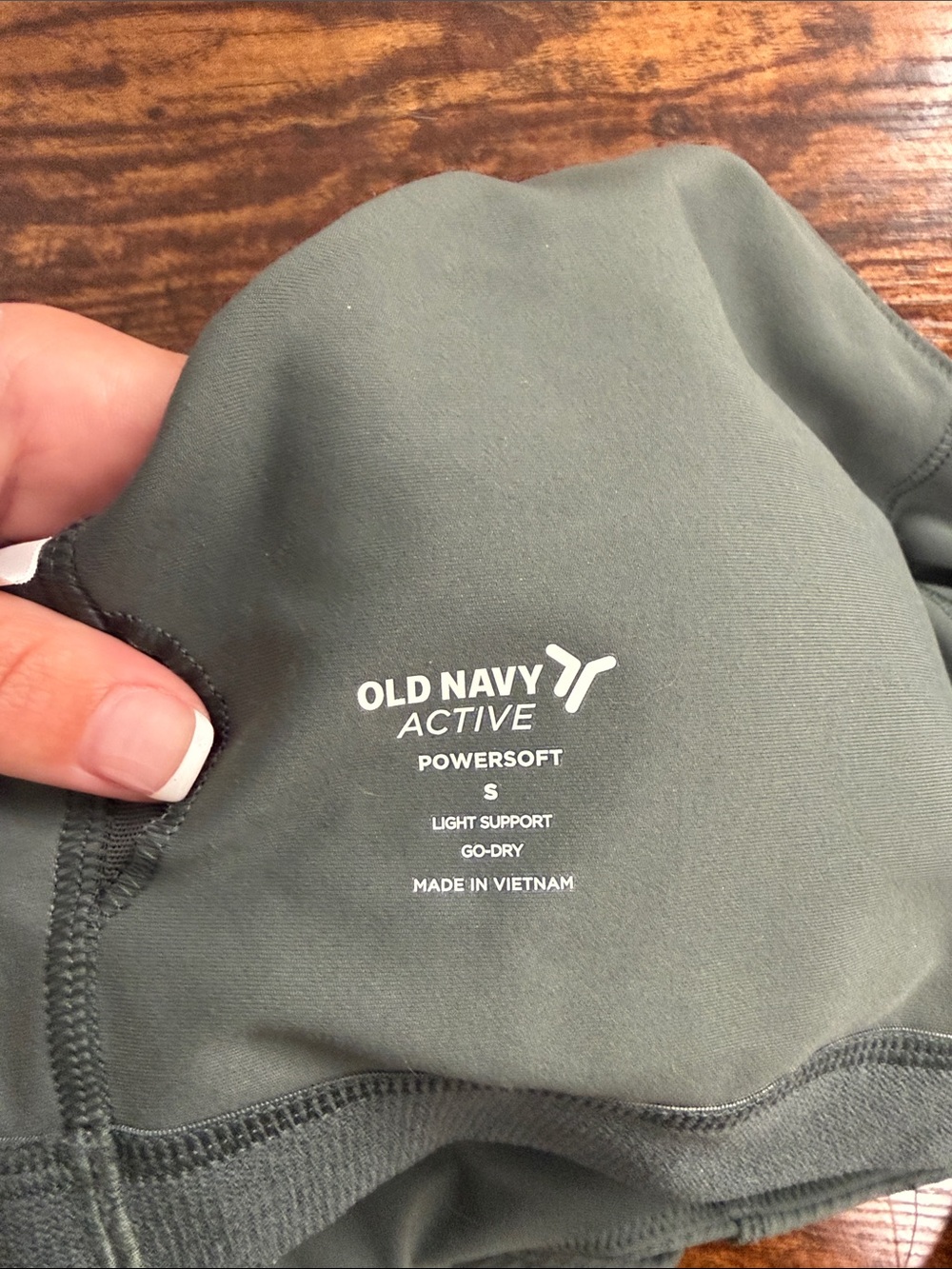 Old Navy Active Olive Sports Bra in Army Green - Picture 2 of 3